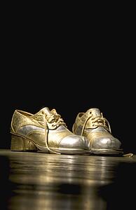 Pair of platform shoes