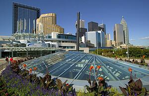 Modern city skyline