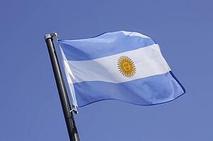 National flag of Argentina