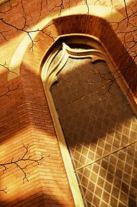 A church window
