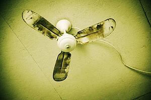 Old ceiling fan