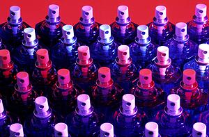 Rows of aerosol sprays