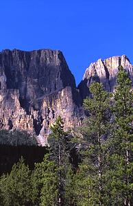Castle Mountain in Banff Alberta