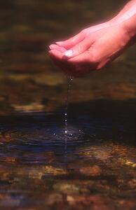Cupping water