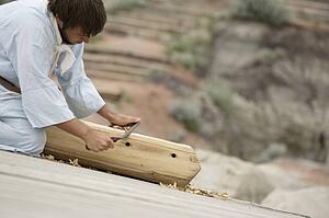 A young carpenter