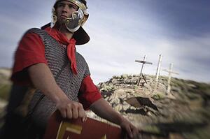 Roman guard at Golgotha
