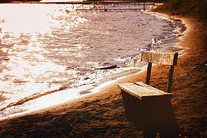 Bench by the Shore