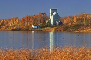Grain Elevator, Ferintosh, Alberta, Canada