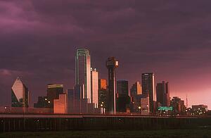 Skyline of Dallas Texas U. S. A.