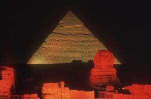 Great Sphinx and Pyramid of Khafra (Chefren)