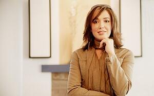 Portrait of attractive brunette