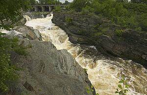 Fast flowing river