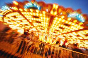 A carousel ride