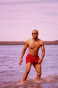 Man at the beach