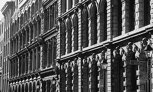 Rows of pillars