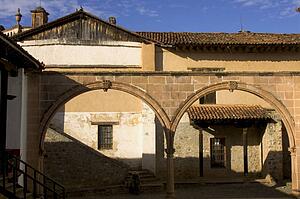 Courtyard in Patzcuaro Mexico