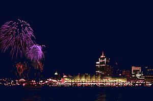Canada Day Fireworks over Vancouver