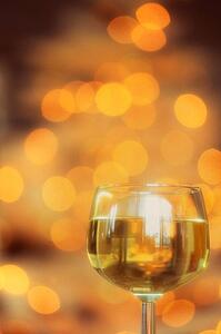 A glass of wine