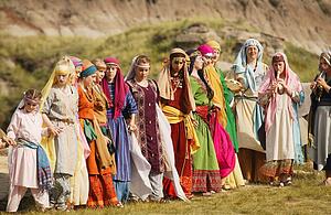 Women dancing traditional dance