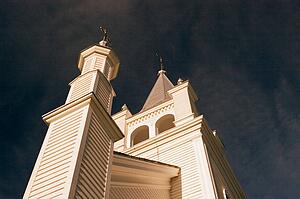 A church steeple