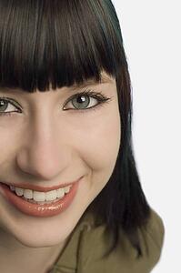 Portrait of woman smiling