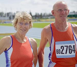 Two race participants