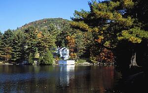 A beautiful lakefront property
