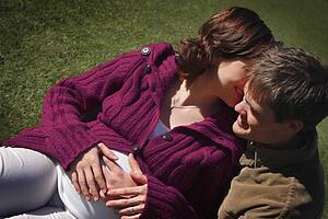 Couple enjoying each other