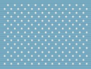 Rows of tiny white stars