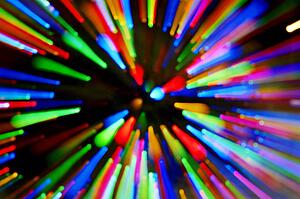 A colorful display