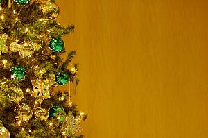 A Christmas tree