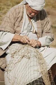 Fisherman with net