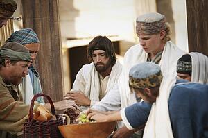 Jesus with his disciples