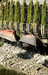 Old rowboats