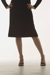Woman with skirt