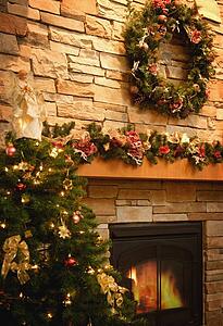 A festive room