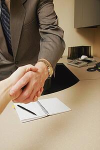 Business handshake