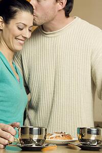 Couple with coffee