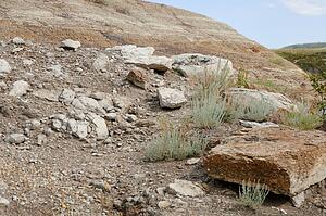 A rocky slope