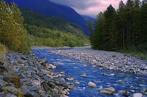 A scenic mountain creek