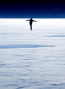 Ice skating