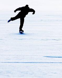 Ice skating