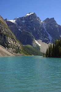 A mountain lake