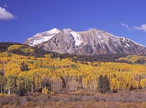 Mountain in autumn
