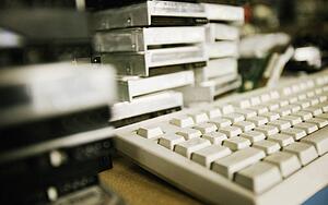 Closeup of a keyboard