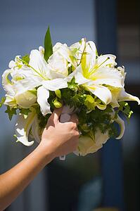 Lily flower bouquet