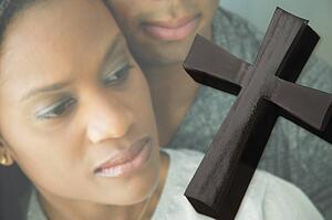 Woman, cross