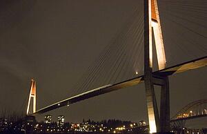 Bridge at night