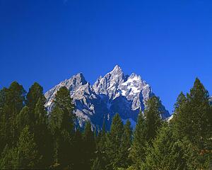 Mountain peak, Grand Teton National Park