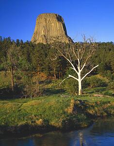 Ancient volcanic core, Devils Tower National Monument